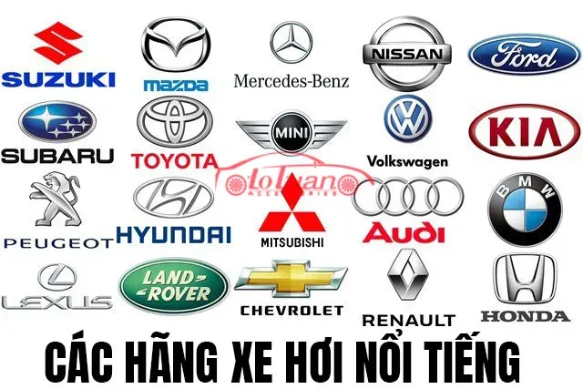 Các hãng xe phổ biến tại Việt Nam và những đặc điểm nổi bật