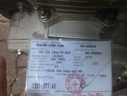 cách xem số khung số máy xe