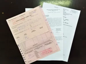 giấy tờ cần chuẩn bị khi bán xe